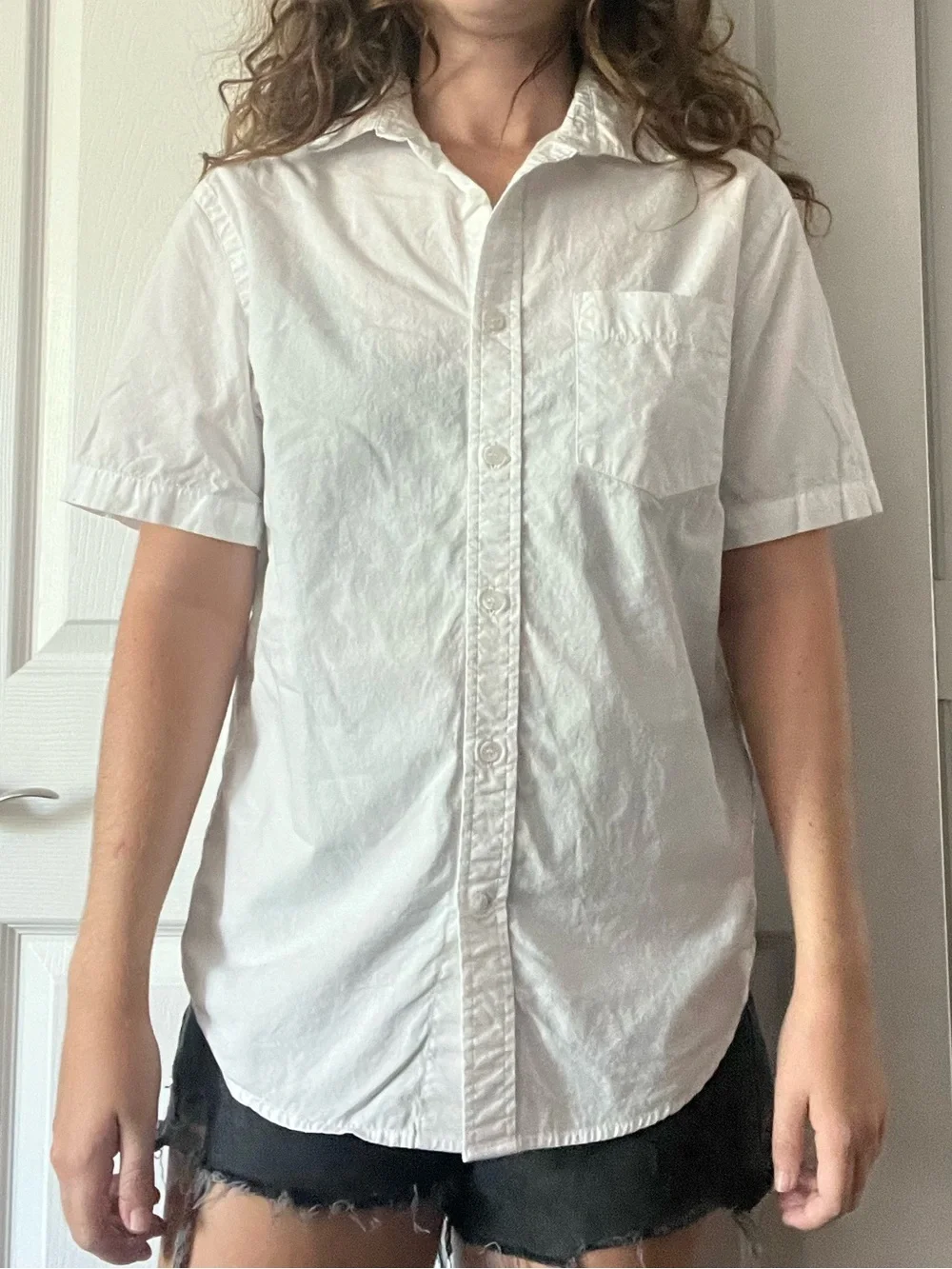 Banana Republic Short Sleeve Button Down Shirt
